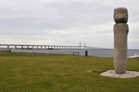 Le pont qui mène au Danemark , l'Oresundsbron.